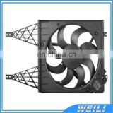 Electric Cooling Fan / Radiator Fan Assembly Motor+Blade 6QD959455D Assy 6QD121203 Plastic mount 6QD121206 Shroud 6QD121207