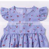 2019 New Cherry Newborn Fly Sleeve Jumpsuit Soft 100% Cotton Baby Romper thumbnail-5