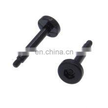 Flat Slotted Head Black Oxide Male Screws thumbnail-2