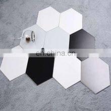 20x23 темно-серые противоскользящие современные вентильные шестиугольные плитки для пола в ванной комнате и декоративные панели для стен