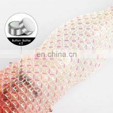 12G/8CM Flash Fishing Hard Lure Luminous Squid Jig Lures Wood Shrimp With Button Batter thumbnail-5