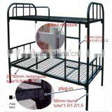 (DL-B1) Folding Strong Solid Teenage Metal Double Bunk Beds/ Dormitory Steel Bunk Beds