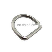 JRSGS Wholesale Stainless Steel 316 314 Welded D Ring Hardware 25mm 30mm 40mm 50mm