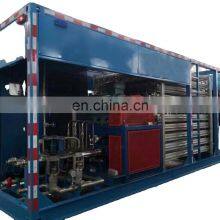 Cryogenic Liquid High Pressure Skid Mounted Liquid Oxygen Nitrogen Argon LNG Air Convection Vaporizer