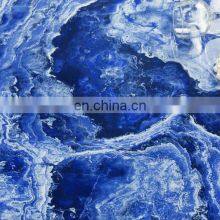 Luxury Polished Blue Synthetic Turkish Marble Tile For Sale thumbnail-4