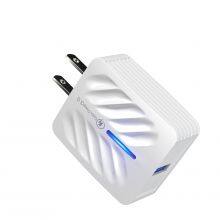 Hot-selling 1-port 5V USB Power Adapter Portable US EU Charger Plug PD+USB Fast Charging for IPhone for HUAWEI for Xiaomi thumbnail-1