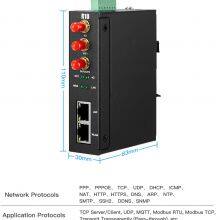 Industrial-Grade Modbus MQTT 4G Cellular Router R10 With WiFi for Smart Energy thumbnail-3