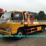 Good Quality 3800 / 3815mm Wheelbase Flatbed Tow Truck Platform 5600*2350 mm on Sale in the South America thumbnail-1