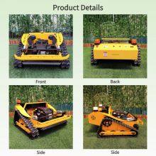 Remote Operated Self Propelled Cordless Crawler Grass Cutter Machine Rotary Blade 452cc Gasoline Engine-Loncin thumbnail-3