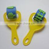 Cartoon Kids Stamp/Roller EVA Plastic Handle Stamp For Kids Toy