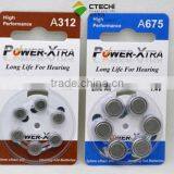 Zinc Air 1.4V Hearing Aid Battery