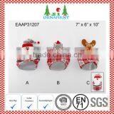 Traditional Red and Green Felt Christmas Candy Bag thumbnail-3