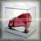 clear cube Acrylic sport /boxing glove display box