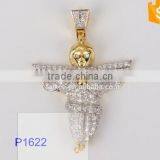 Christmas Gift Pendant Angel Neacklace 925 Silver Pendant Wholesale thumbnail-3
