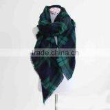 Wholesale Winter Fashion Ladies Square Plaid Acrylic Scarf thumbnail-6
