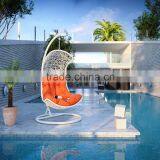 Patio Rattan Sofa Wicker Hanging Chair Stand Outdoor Hanging Lounge Chair thumbnail-4