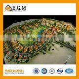 Townhouse Architectural Building Scale Model With Beautiful Landscape