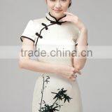 Sanjing Famous Fashion Embroidered Dress Handmade in China thumbnail-1