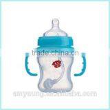 Durable Silicone Baby Product Infant Bottle Feeder Washable Food Grade New Born Baby Feeding Bottle