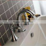 Three Holes Deck-mounted Brass Taps