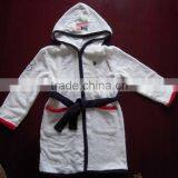 100%cotton Embroidery Children's Bathrobes With Hood thumbnail-1