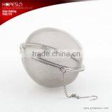 Round-shaped meshing stainless steel tea ball/tea infuser