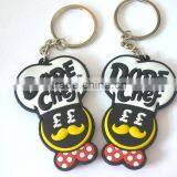 Cheap Custom Rubber Keychain/soft Rubber Keyring thumbnail-3
