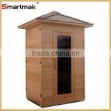 Canada Hemlock Outdoor Sauna Rooms For Sale With CE ETL thumbnail-2