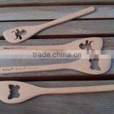 Wooden Engraved Stirring or Mixing Spatula With Custom Logo thumbnail-2