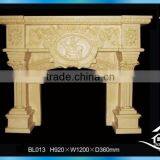 Cast Stone Marble Fireplace Mantel thumbnail-5