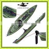 Non-transparent Plastic Kayak Fishing Canoe With Pedal Made in China thumbnail-2