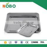 Nobo 4.8cm High Rectangle Stainless Steel Cheap Bluk Dinner Plates thumbnail-6