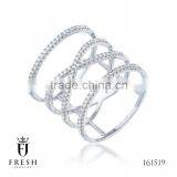 Fashion 925 Sterling Silver Ring - 161519 , Wholesale Silver Jewellery, Silver Jewellery Manufacturer, CZ Cubic Zircon AAA thumbnail-1