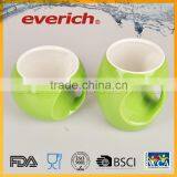 Green New Fashion Customized Unique Design Ceramic Coffee Cup thumbnail-3