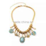 Vintage Statement Necklace,Jewellery Pendant Necklace For Women,Beaded Chain Necklace thumbnail-1