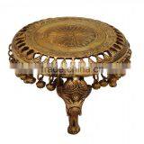 Round Spiritual Decor Chowki 5"