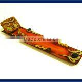 Handcrafted Boat Shape Bamboo Incense Burner thumbnail-1