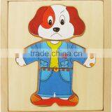 Wooden Bear Family Dress-up Puzzle thumbnail-2