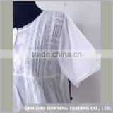 High Capability Embroidered White Cotton Nightdress/Dressing Gown thumbnail-3