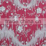 Fancy lace fabric with beads