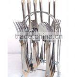 24pcs Stainless Steel Cutlery Set