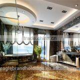 Brown Shinning Microcrystalline Tile, 3D Effect Glass Surface Glossy Luxury Glazed Floor Tiles thumbnail-2