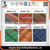 Zinc Stone Chip Factory Direct Sell Shingle Stone Coated Roofing Materials