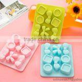 Bowknot Botton Candy Silicone Ice Cube Tray