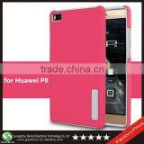 Samco 2 In 1 Hard Plastic + Soft TPU Candy Shell Case Cover for Huawei Ascend P8