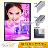 Wall mounted small photography super slim advertising led light box display illuminated advertising boards sign