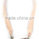 "It is a Girl" Metal Bookmarks With Ribbon, Made of Alloy and Crystal