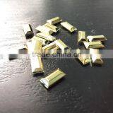 5*10mm Baquette Gold Metalic Flat Back Acrylic Jewels Rhinestones DIY Fashion Decoration, Craft Fitting Garment thumbnail-1
