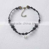 Popular Hot Sale Black Lace Women Bracelet With Pearl thumbnail-3