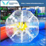 2016 Top Quality Light Glow Human Inflatable Bumper Ball ,giant Clear Glass Bubble Ball